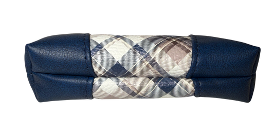 Blue Plaid Pouch