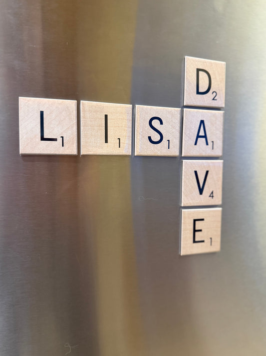 Scrabble Letter Magnets (2"x 2")