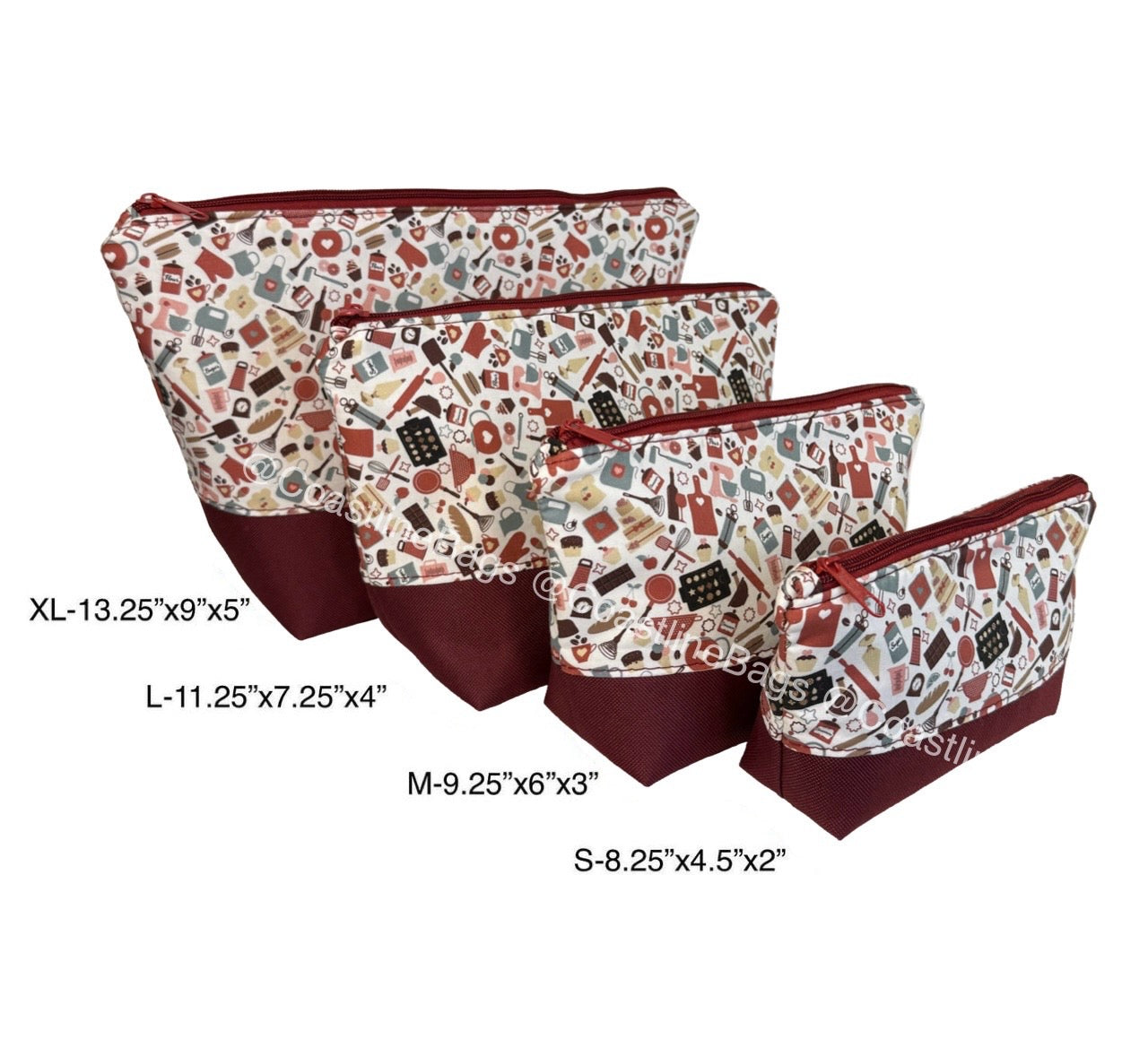 Nested Zipper Pouches