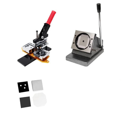 50x50mm (2”x2”) Magnet Machine Kit with cutter and 940ish acrylic supplies (price includes shipping to USA only)